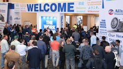 Attendees at the Indianapolis Convention Center during Work Truck Week 2025. Attendees at the Indianapolis Convention Center during Work Truck Week 2025.
