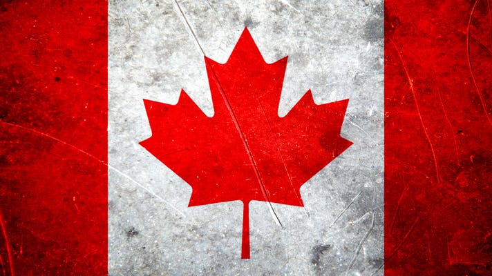 Canadian flag.