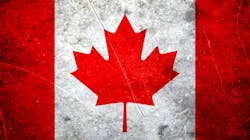 Canadian flag. Canadian flag.