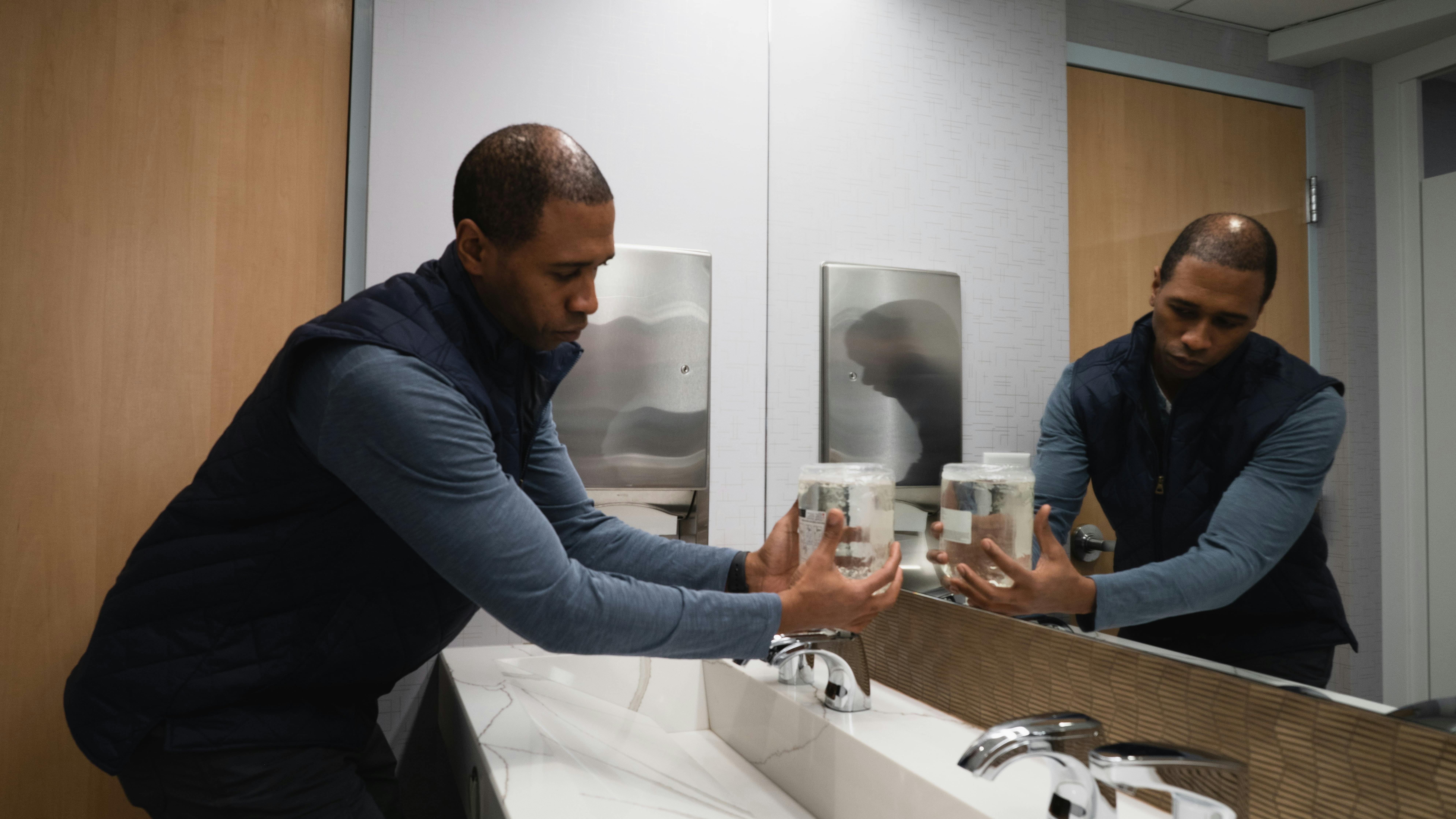 Advanced top-fill soap dispensers feature a patented level-sensing design with on-spout indicator lights.