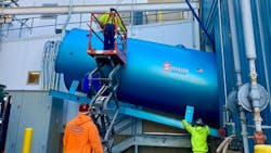 Ther 300HP Superior 3-pass wetback boiler. Ther 300HP Superior 3-pass wetback boiler.