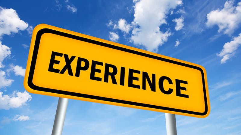 experience sign