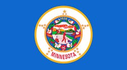 State flag of Minnesota. State flag of Minnesota.