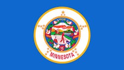 State flag of Minnesota. State flag of Minnesota.