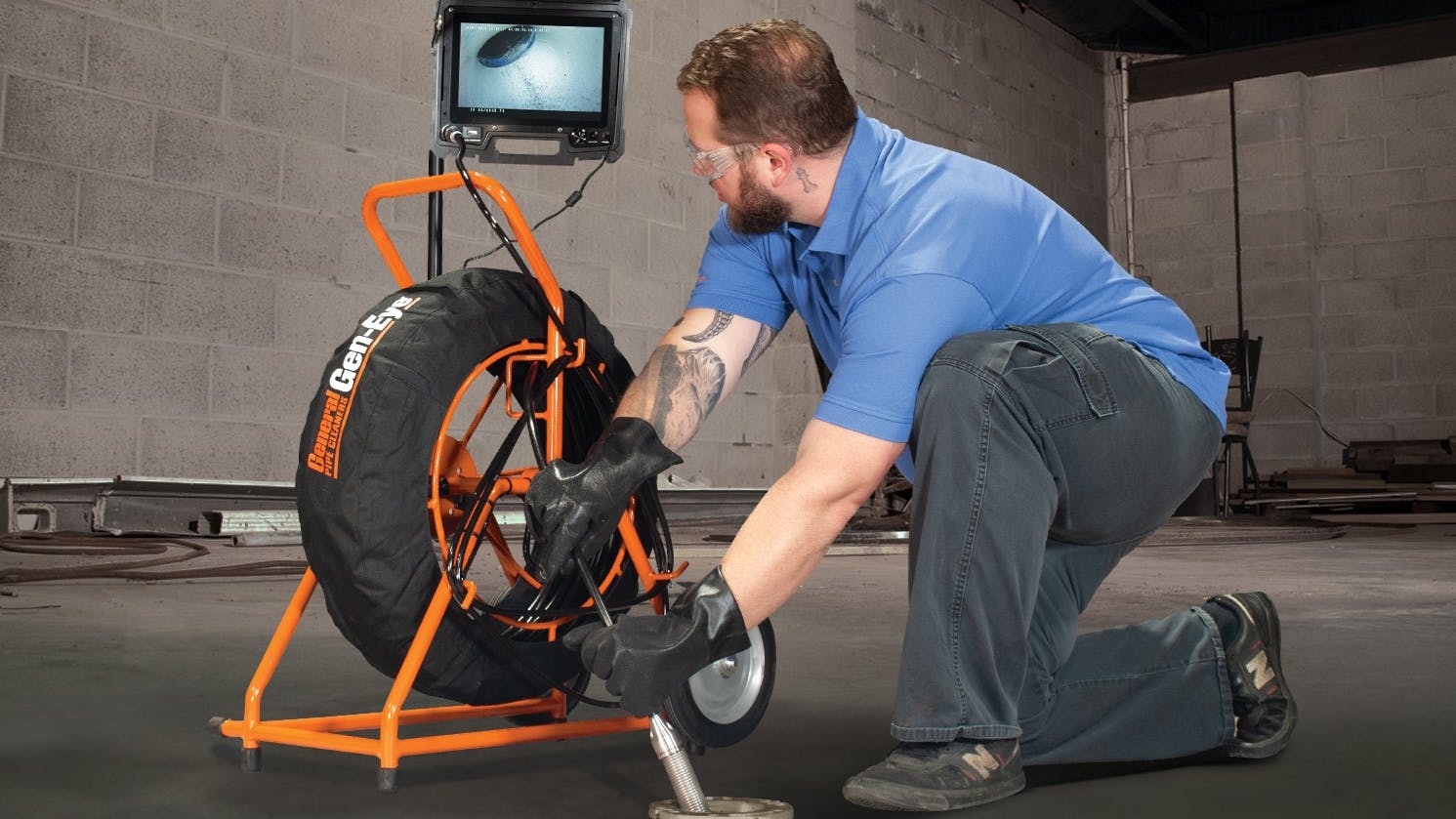 General Pipe Cleaners video inspection machine