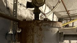 An early version of the Trane float air vent for low-pressure steam systems. An early version of the Trane float air vent for low-pressure steam systems.