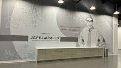 The entrance to the new training center. The entrance to the new training center.