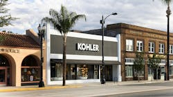 A Kohler storefront. A Kohler storefront.
