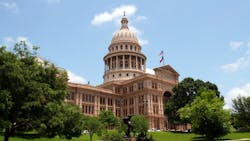The Texas state capitol in Austin. The Texas state capitol in Austin.
