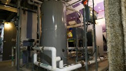 Another view of the Emerge® X Air Source Heat Pump Water Heater. Another view of the Emerge® X Air Source Heat Pump Water Heater.