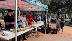 Jack Rabbit volunteers at work. Jack Rabbit volunteers at work.