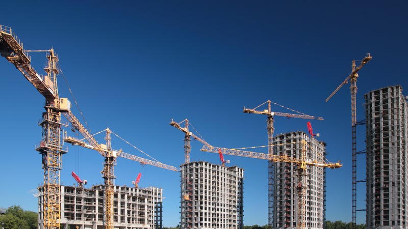 buildings under construction
