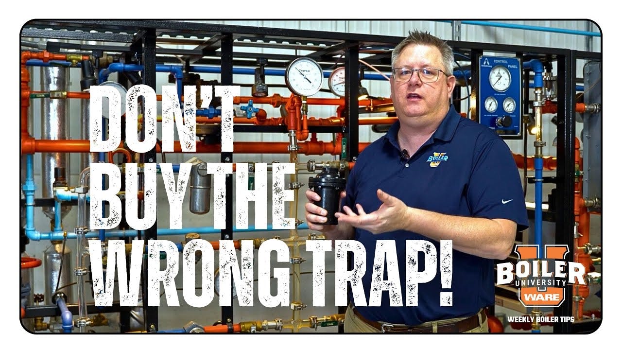 Stainless vs Carbon Steel Steam Traps &mdash; Which Is Better & Why? | Weekly Boiler Tip