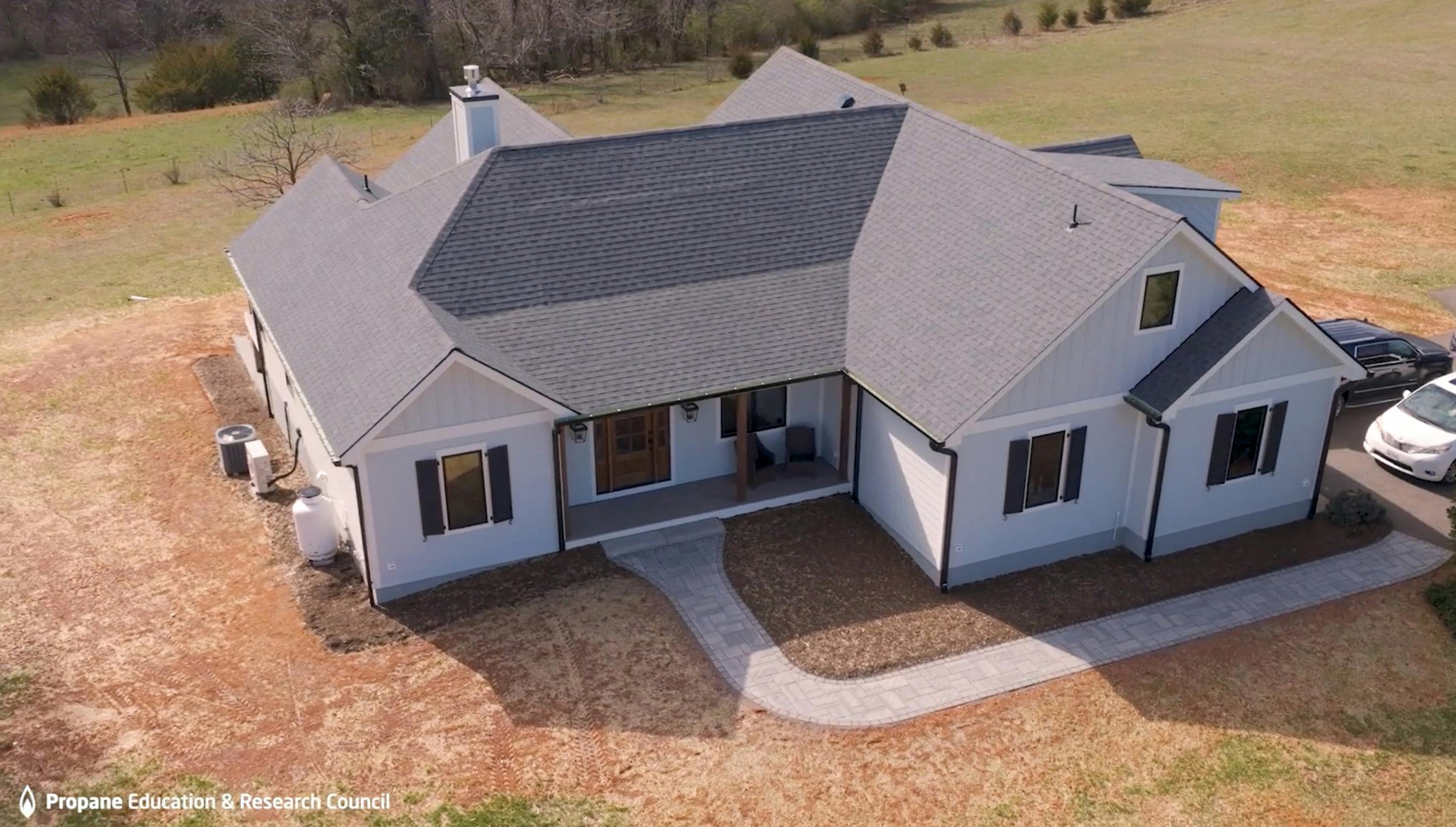 An exterior view of the Afton, VA home.