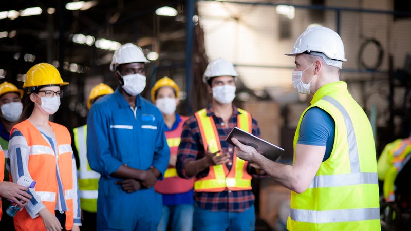 Workplace safety training.