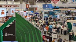 Crowds in the West Hall on the first day of AHR Expo 2026. Crowds in the West Hall on the first day of AHR Expo 2026.