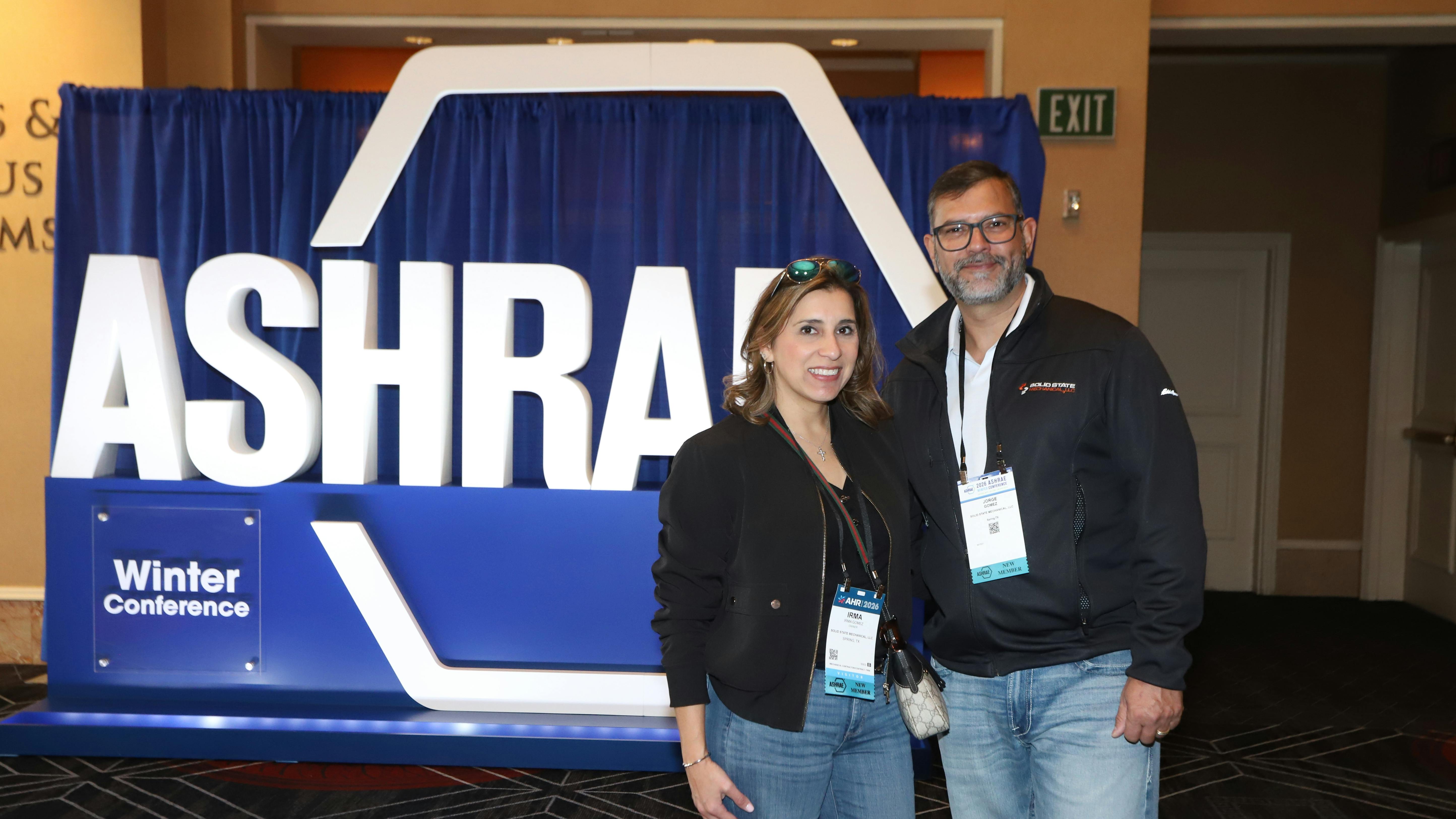 ASHRAE Winter Conference attendees.