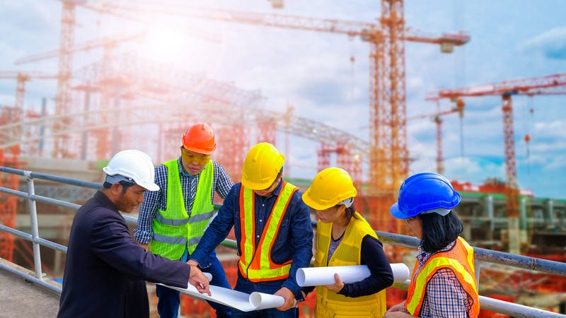 Engineers Meeting for successful project construction