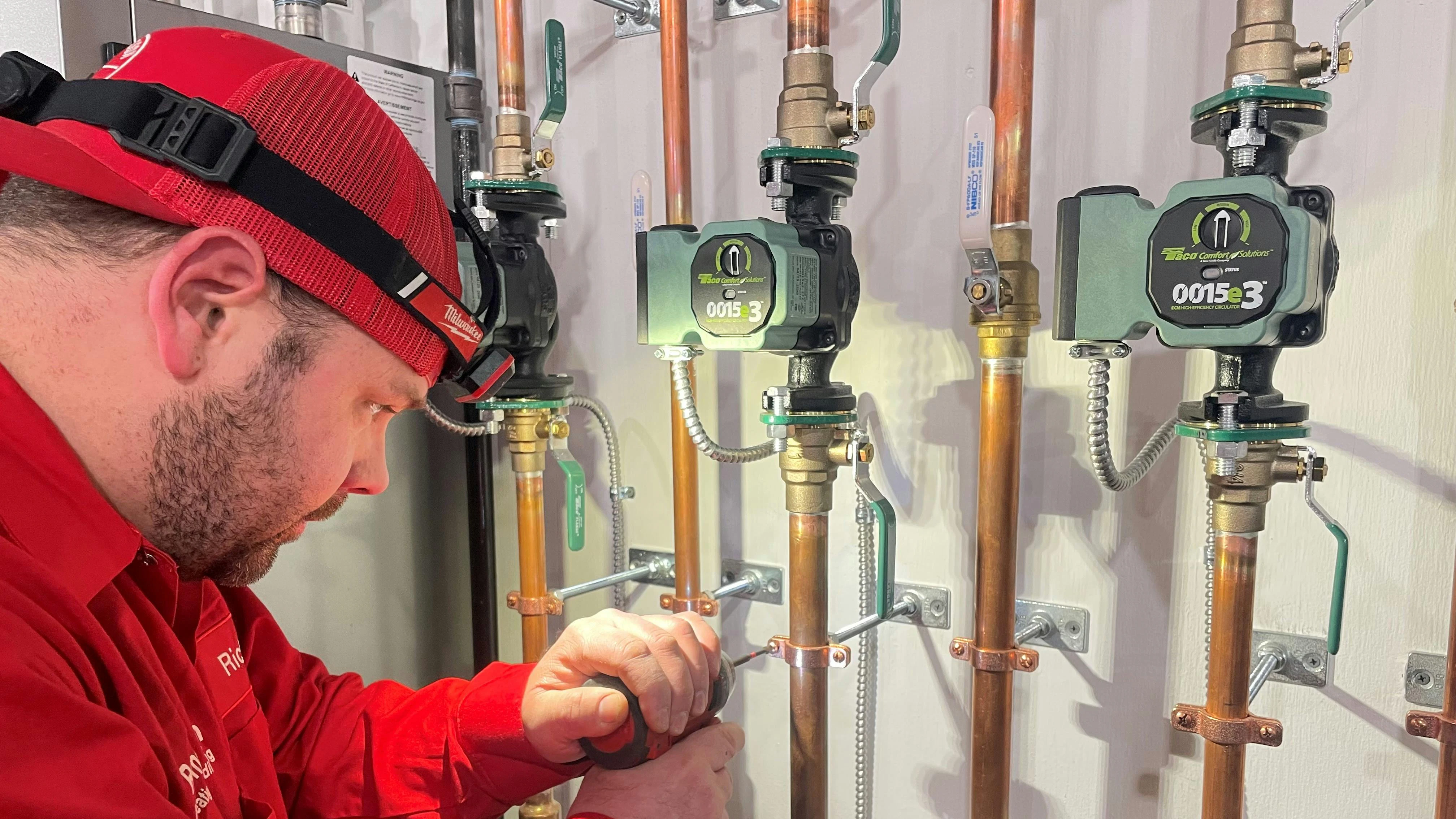 Rich Romea installed a new boiler, additional zones and new piping throughout his 1,600 square foot house in Pittsburgh to create even heat distribution throughout the home.