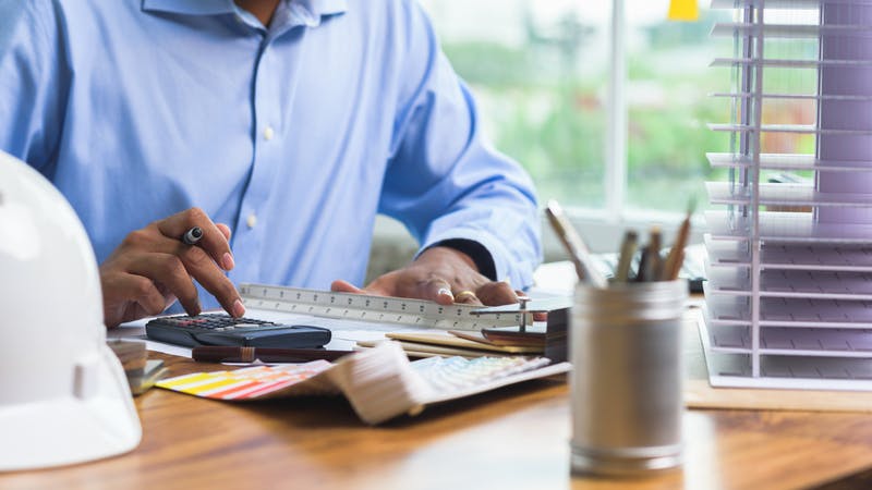 Construction design, and Estimation concept