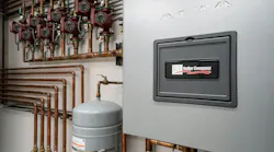 An Alta boiler from US Boiler in a radiant heating application. An Alta boiler from US Boiler in a radiant heating application.