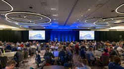 Attendees gather for one of the conference's general sessions. Attendees gather for one of the conference's general sessions.