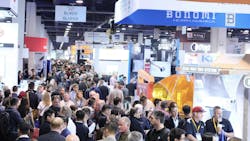 Crowded aisles at the 2026 AHR Expo. Crowded aisles at the 2026 AHR Expo.