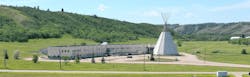 The File Hills Qu’Appelle Tribal Council building. The File Hills Qu’Appelle Tribal Council building.