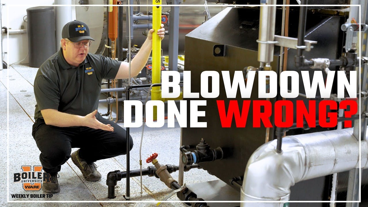 Should You Blow Down a Boiler at High Fire or Low Fire? - Weekly Boiler Tip