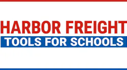 Harbor Freight tools for schools logo Harbor Freight tools for schools logo
