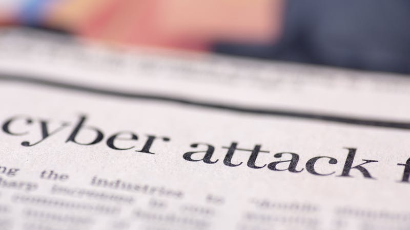 Cyber attack written newspaper,