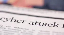 Cyber attack written newspaper, Cyber attack written newspaper,