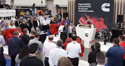 The Cummins press conference during Work Truck Week 2026. The Cummins press conference during Work Truck Week 2026.