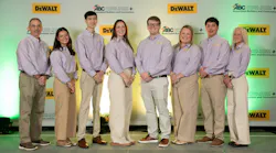 LSU placed in the top three in 4 of the competition’s 5 categories, including estimating, project management, safety and overall achievement. LSU placed in the top three in 4 of the competition’s 5 categories, including estimating, project management, safety and overall achievement.