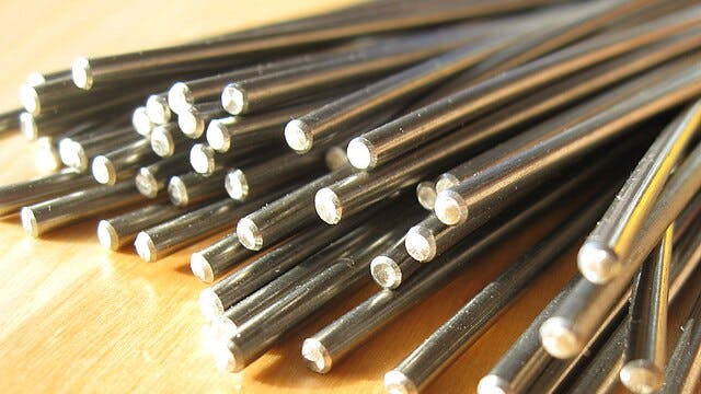 Nitinol (Nickel-Titanium) filaments.