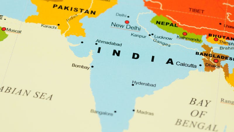 map of India
