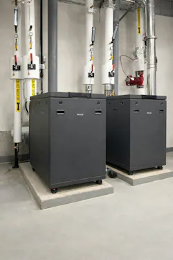 RCW750AN floor-standing commercial boilers. RCW750AN floor-standing commercial boilers.