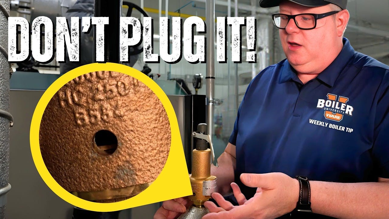 Why Is There a Hole in the Side of a Boiler Safety Valve? - Weekly Boiler Tip