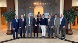 (Left to right): A.O. Smith Vice President of Government, Regulatory and Industry Affairs Joshua Greene; A.O. Smith Senior Vice President and President and General Manager of the North America Water Heating business unit Stephen O’ Brien; A.O. Smith CEO Steve Shafer; U.S. Department of Energy Deputy Secretary James Danly; U.S. Sen. Bill Hagerty; A. O. Smith Senior Vice President and President of Lochinvar Darrell Schuh; Lochinvar Vice President of Engineering Brian Iske; Lochinvar Director of Operations and Supply Chain Kyle Johnson. (Left to right): A.O. Smith Vice President of Government, Regulatory and Industry Affairs Joshua Greene; A.O. Smith Senior Vice President and President and General Manager of the North America Water Heating business unit Stephen O’ Brien; A.O. Smith CEO Steve Shafer; U.S. Department of Energy Deputy Secretary James Danly; U.S. Sen. Bill Hagerty; A. O. Smith Senior Vice President and President of Lochinvar Darrell Schuh; Lochinvar Vice President of Engineering Brian Iske; Lochinvar Director of Operations and Supply Chain Kyle Johnson.