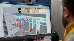A Harris tech consulting a BIM diagram. A Harris tech consulting a BIM diagram.