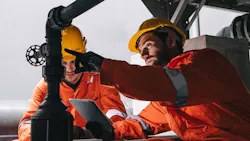 Two professional engineer male teamwork service maintenance Two professional engineer male teamwork service maintenance