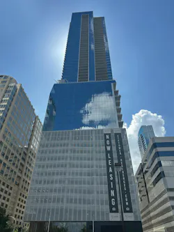 The residential high-rise at 321 W. 6th St. The residential high-rise at 321 W. 6th St.
