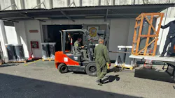 Moving a TEP125RH unit to its new home. Moving a TEP125RH unit to its new home.