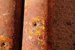 Pitting corrosion dives deep into the metal, accelerating the formation of leaks. Pitting corrosion dives deep into the metal, accelerating the formation of leaks.