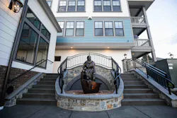 The end result of the renovation is a more welcoming, useful space that pays homage to the town's history. The end result of the renovation is a more welcoming, useful space that pays homage to the town's history.