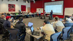 A group presentation led by Kirk Alter at the May Foreman Workshop. A group presentation led by Kirk Alter at the May Foreman Workshop.