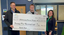 Ferguson presents a $25,000 donation to Skills Lab. Ferguson presents a $25,000 donation to Skills Lab.