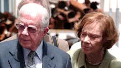 Jimmy and Rosalynn Carter at the Carter Center in 2008. Jimmy and Rosalynn Carter at the Carter Center in 2008.