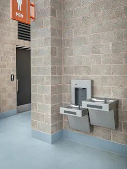 The DropSpot™ DRS120 Bottle Filler with Bi-level Water Cooler The DropSpot™ DRS120 Bottle Filler with Bi-level Water Cooler