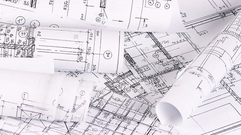 Blueprints for a house